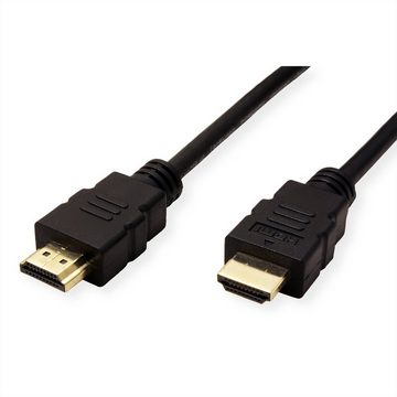 ROLINE HDMI High Speed Kabel mit Ethernet, TPE Audio- & Video-Kabel, HDMI Typ A Männlich (Stecker), HDMI Typ A Männlich (Stecker) (100.0 cm)