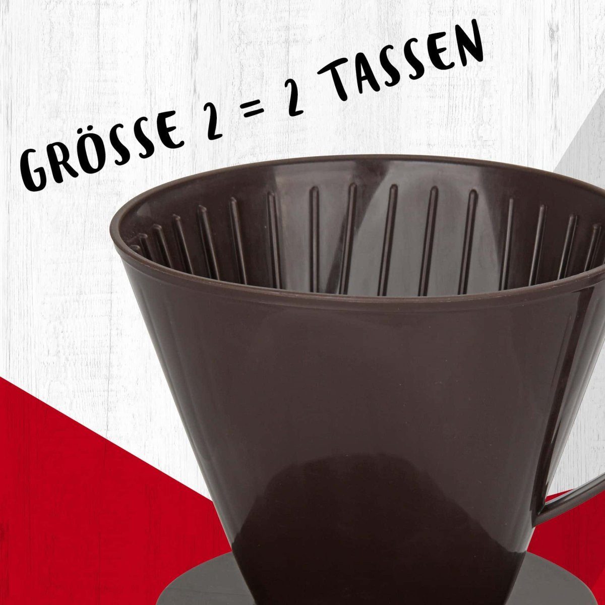 FACKELMANN Handfilter Kaffeefilterbehälter