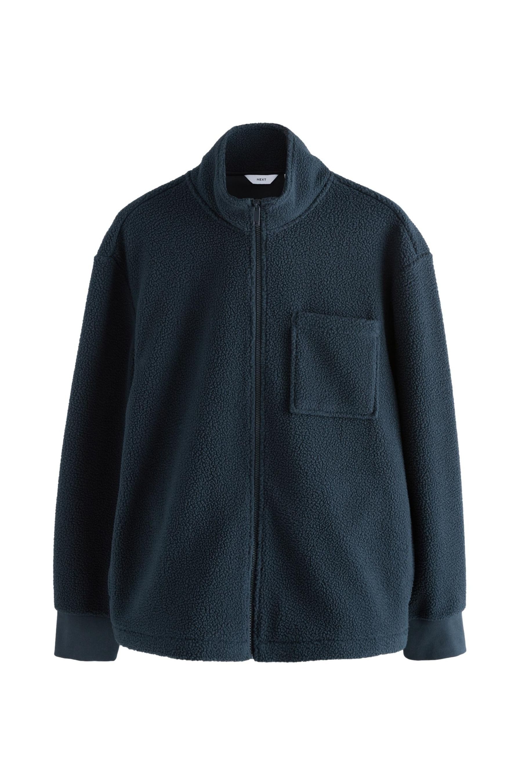 Next Fleecejacke Fleecejacke mit durchgehendem Reißverschluss (1-St)