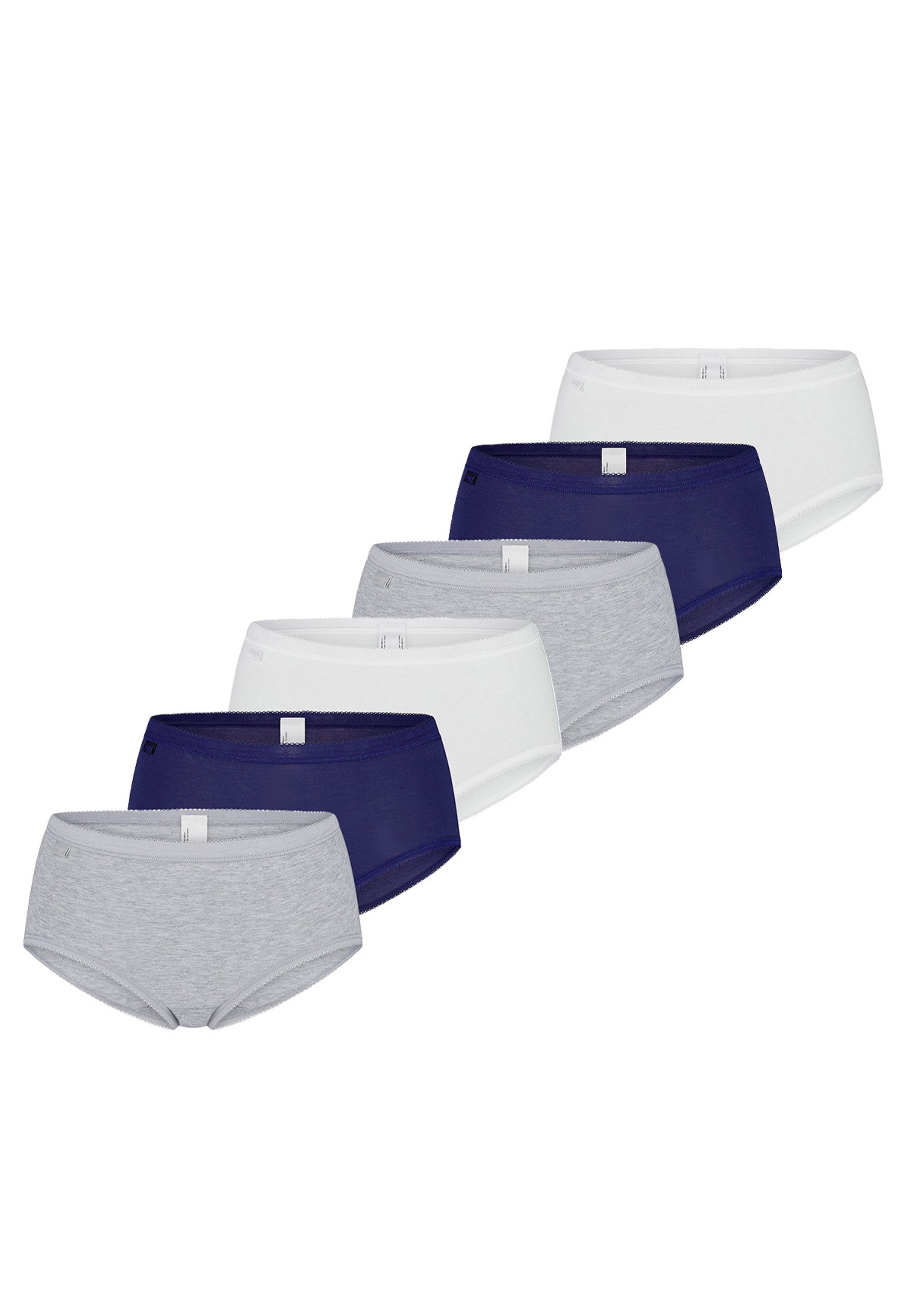 sloggi Midislip 6er Pack Basic+ (Spar-Set) Midi Slip - Baumwolle - Atmungsa günstig online kaufen