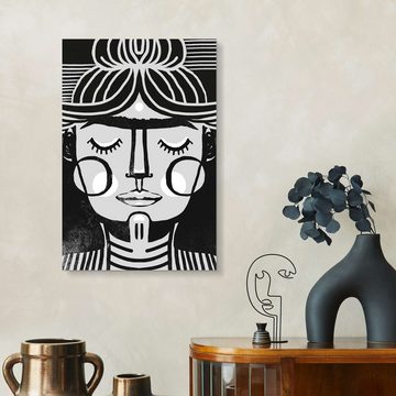 Posterlounge Forex-Bild treechild, Träumende Frida, Schlafzimmer Illustration