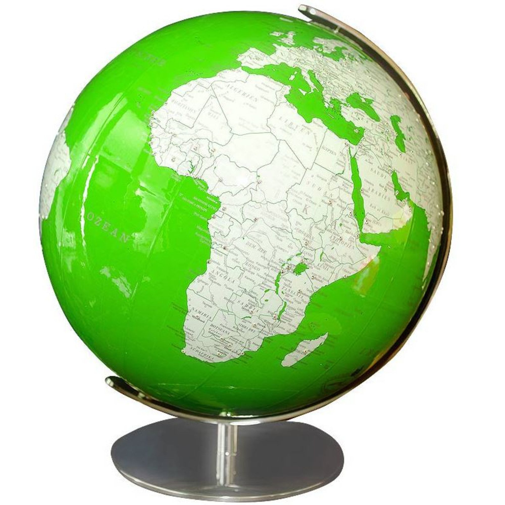 Columbus Globus Columbus Globus Artline green Swarovski Zirkonia 34cm