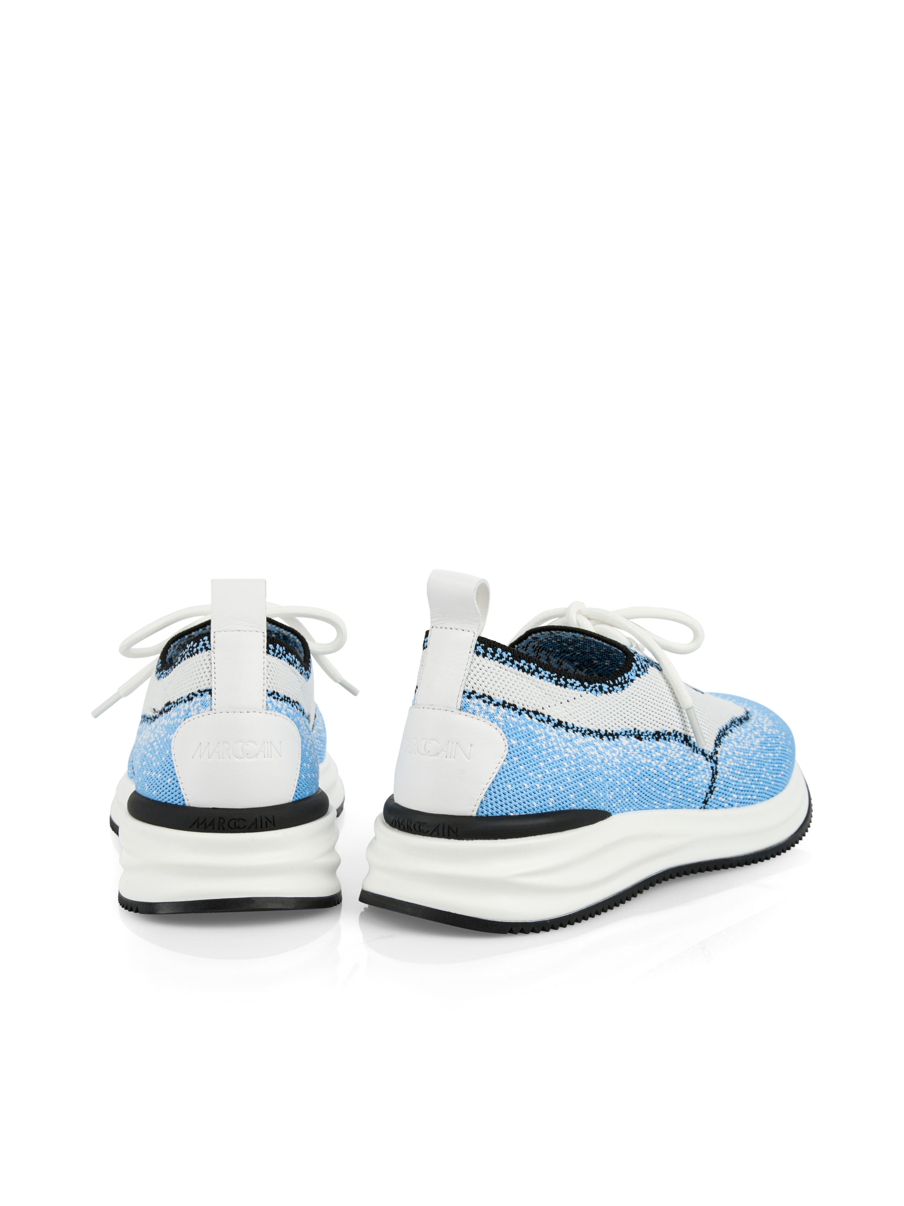 Marc Cain Sports Mindful Moving Slip-On Sneaker Halbschuh, Freizeitschuh Slipper mit aufgesetzter Schnürung