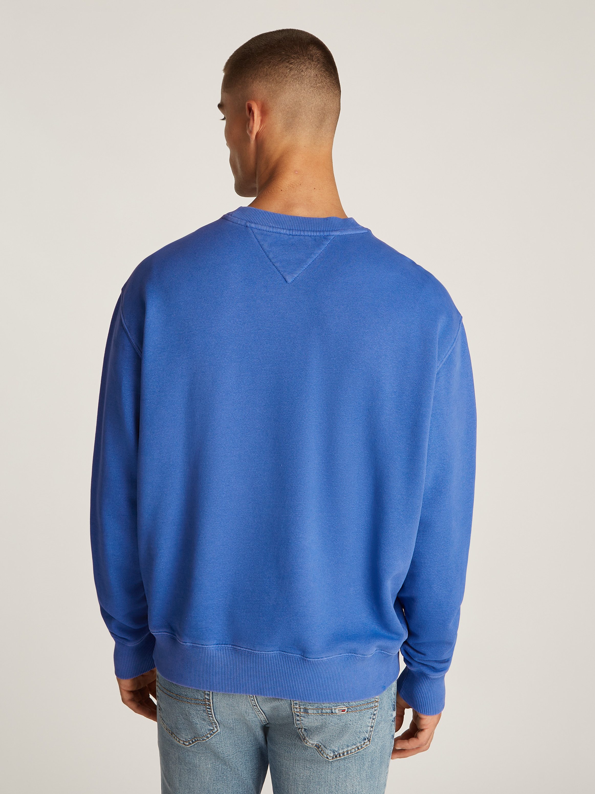 Tommy Jeans Sweatshirt TJM RLX VINTAGE VARSITY CREW mit großem Logo günstig online kaufen