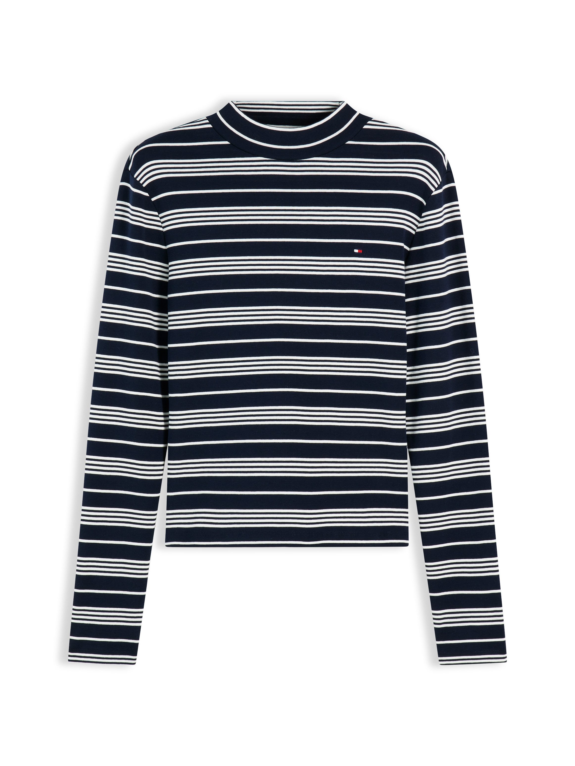 Tommy Hilfiger Langarmshirt SLIM CODY MOCK-NK LS Baumwolle, slim fit – Bild 5 von 5