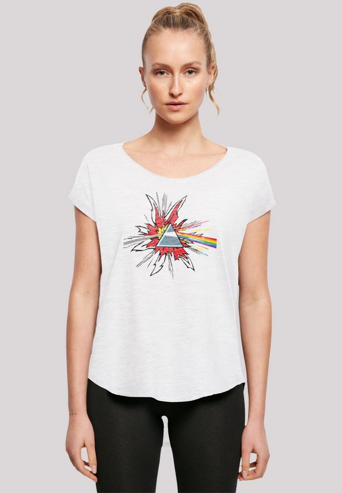 F4NT4STIC T-Shirt Pink Floyd Pop Art Prism Print