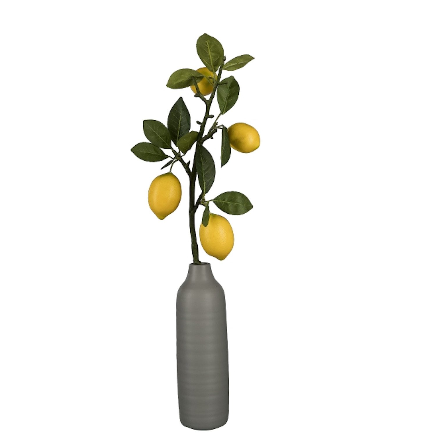 Kunstblume Früchtezweig, Gasper, Höhe 68 cm, Farbe: Gelb, Motiv: Zitronen günstig online kaufen