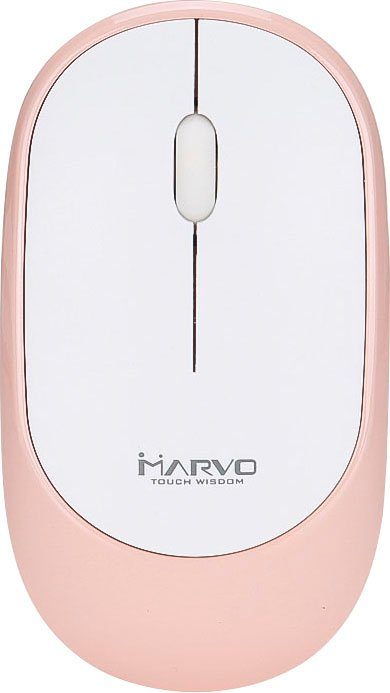 MARVO Marvo Wireless/kabellose Tastatur- und Maus Maus-Set Tastatur und
