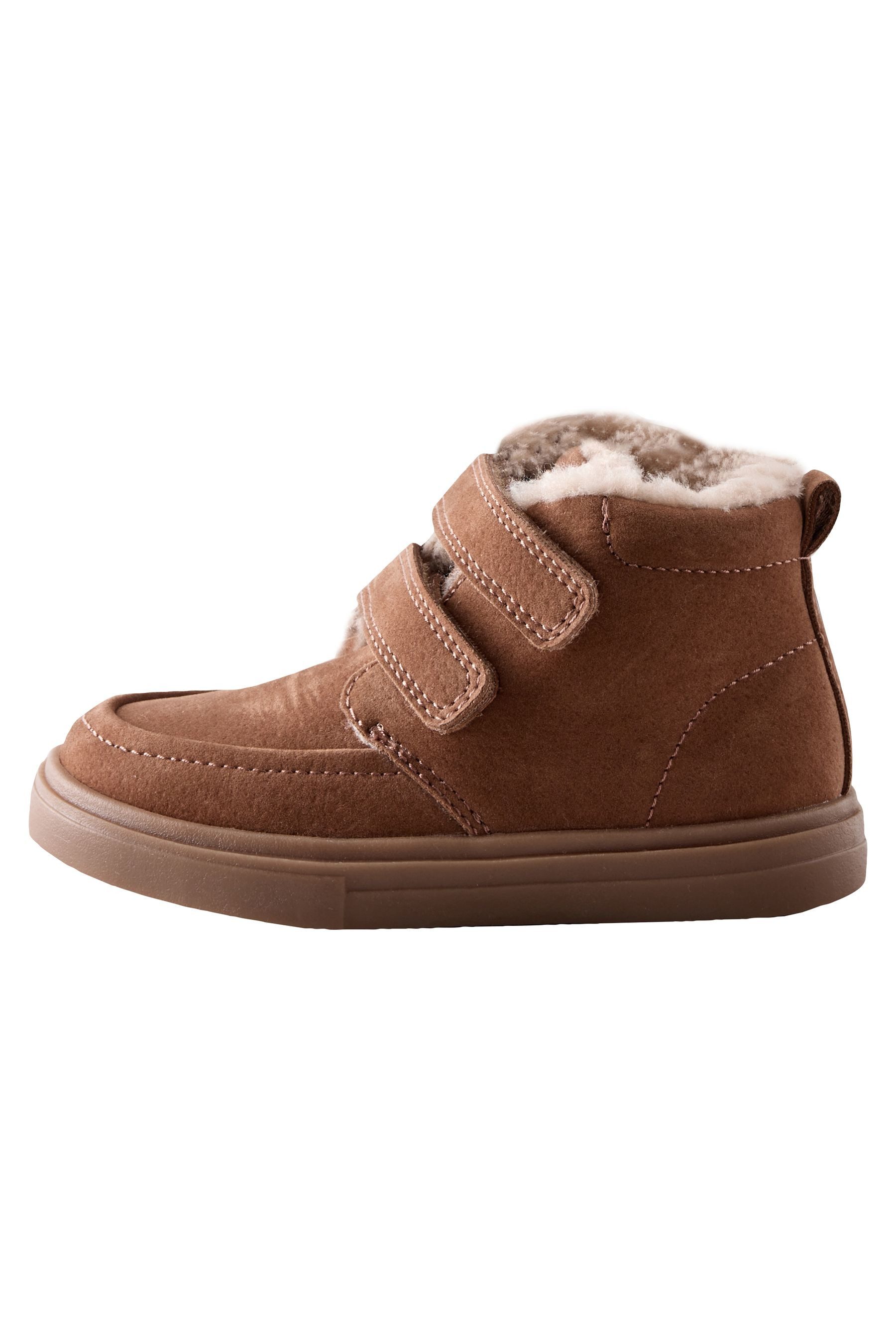 Next Stiefel mit warmem Futter und Klettverschluss Klettstiefel (1-tlg)