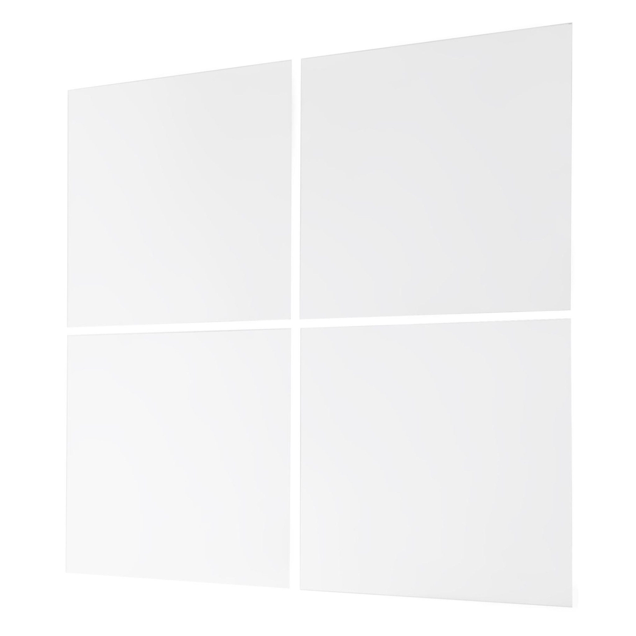 Meinposten Wandspiegel Spiegel 4er Set Spiegelfliesen SELBSTKLEBEND 30x30 cm (Spar-Set, 4-St., 4er Set)