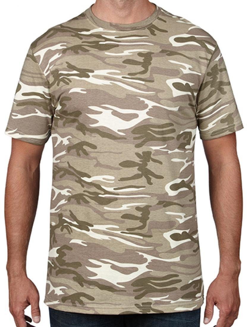 Anvil Rundhalsshirt Camouflage / Tarn Herren T-Shirt