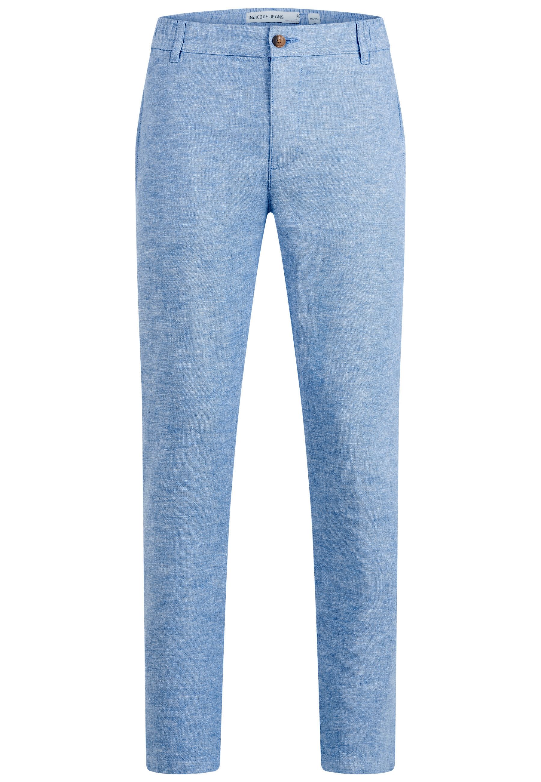 INDICODE Leinenhose Herren Chinohose INLino aus Leinen-Baumwoll-Mix mit hohem Tragekomfort – Bild 2 von 5