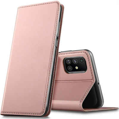 CoolGadget Handyhülle Magnet Case Handy Tasche für Samsung Galaxy A71 6,7 Zoll, Hülle Klapphülle Ultra Slim Flip Cover für Samsung A71 Schutzhülle