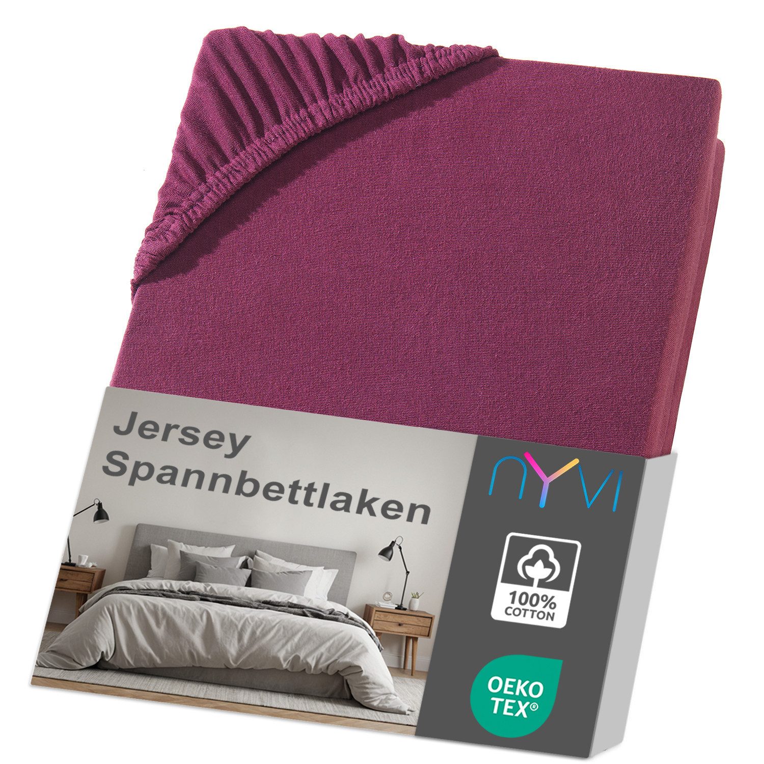 NYVI Spannbettlaken Jersey Spannbettlaken DreamScience für günstig online kaufen