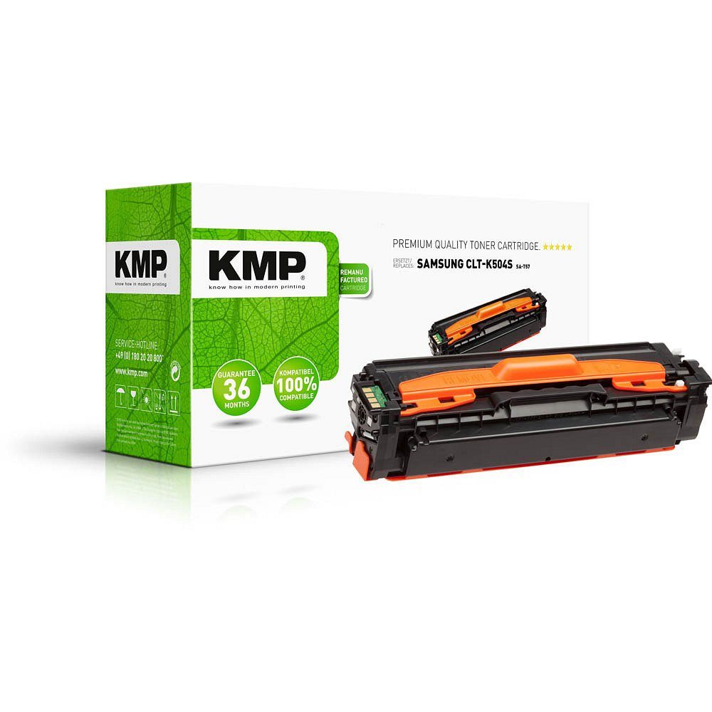 KMP Tonerkartusche 1 Toner SA-T57 ERSETZT Samsung CLT-K504S/ELS - black, (1-St) schwarz