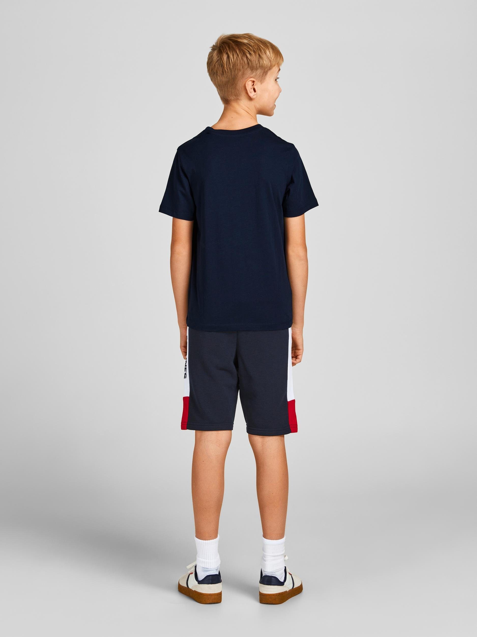 Jack & Jones Junior T-Shirt O-NECK TEE navy blazer/PLAY2 JNR LOGO JJECORP