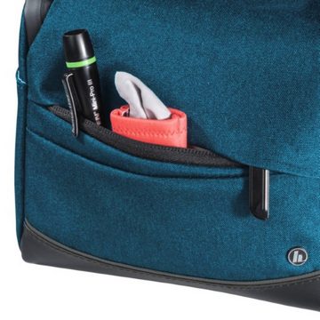 Hama Kameratasche Kamera-Tasche Trinidad 130 Foto-Tasche Universal Blau, Case Schultergurt Tragegriff Zubehör-Fächer Digitalkamera Systemkamera