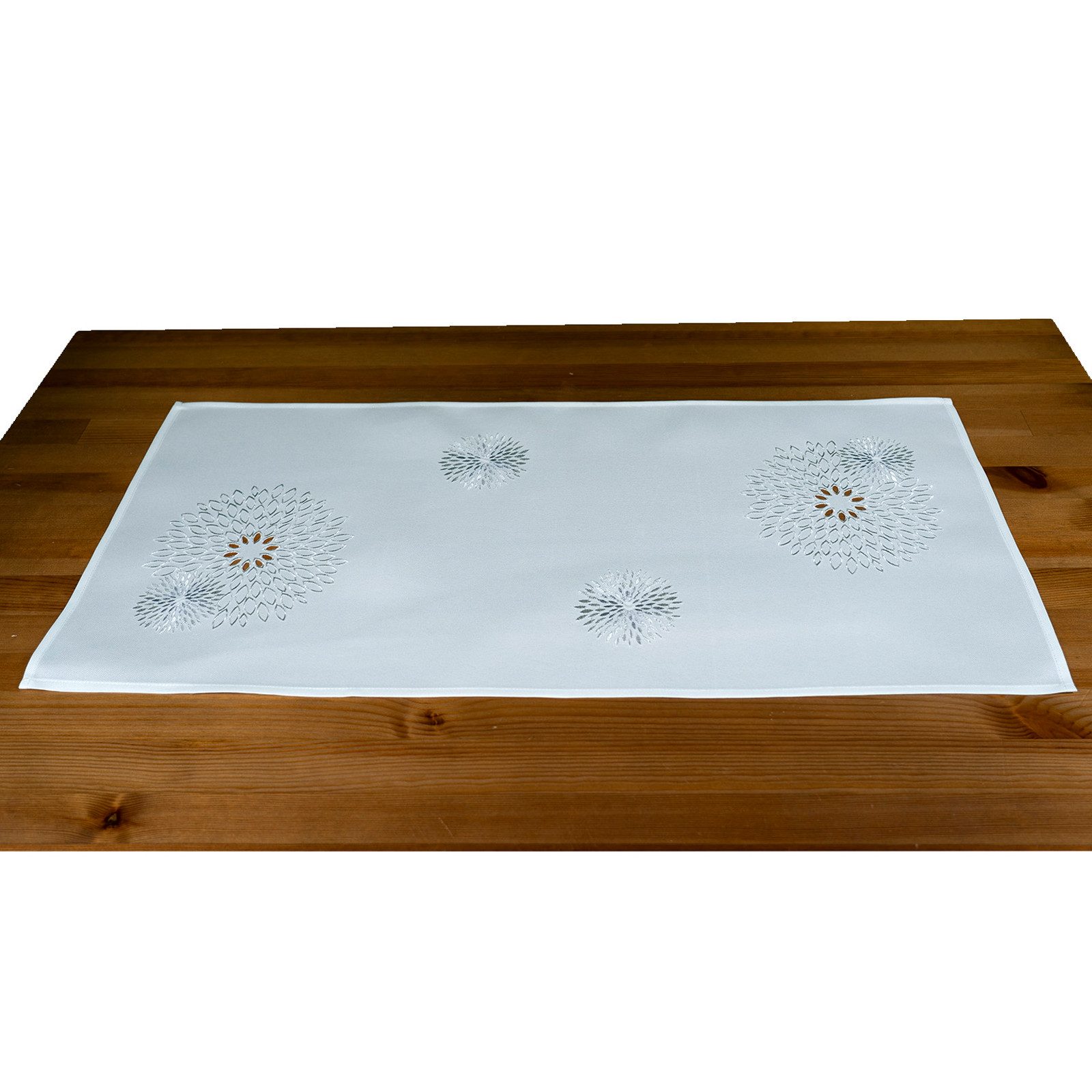 heimtexland Tischdecke Deko Tischwäsche Kissen Serie Pusteblume bestickt (T günstig online kaufen