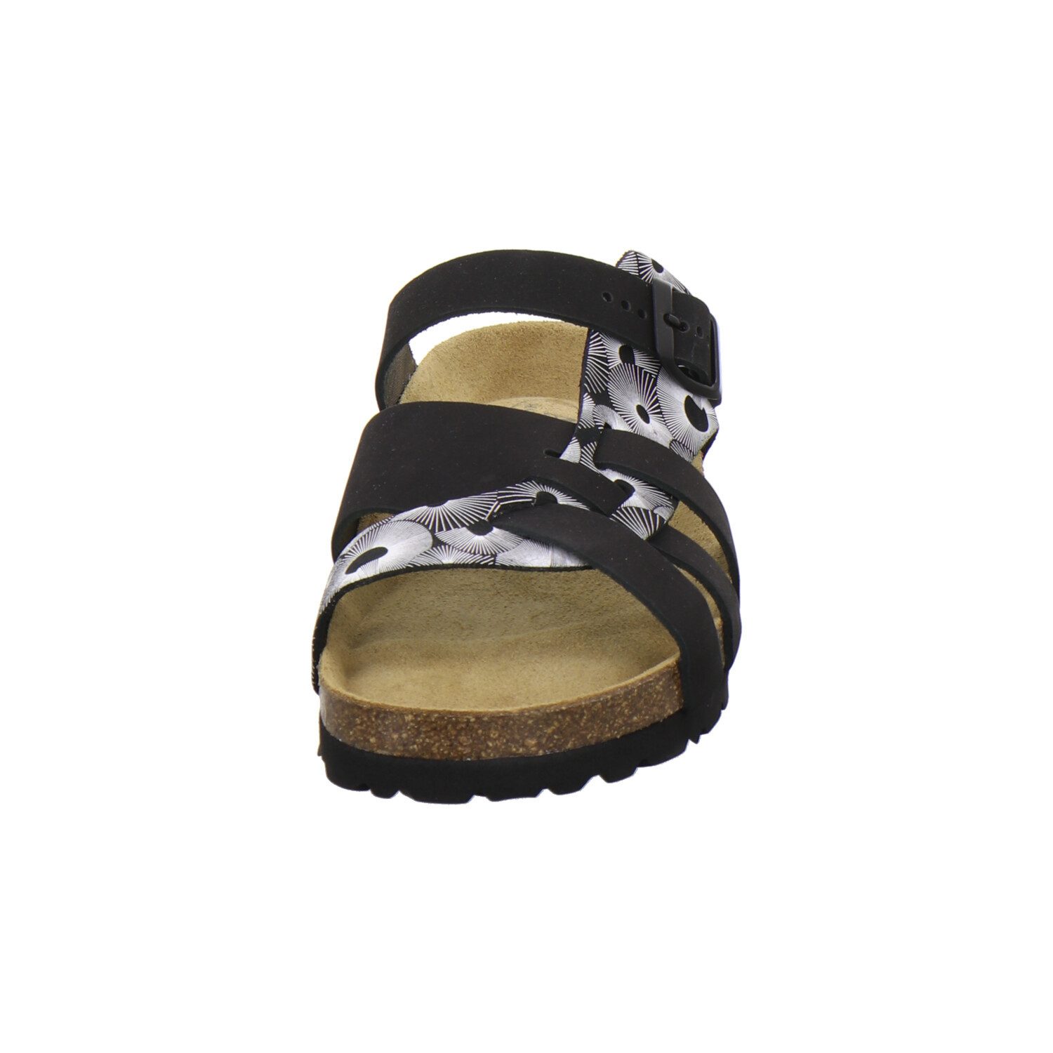 AFS-Schuhe 212220 Kralle Pantolette für Damen mit Fußbett, bequeme Sandalen aus Leder