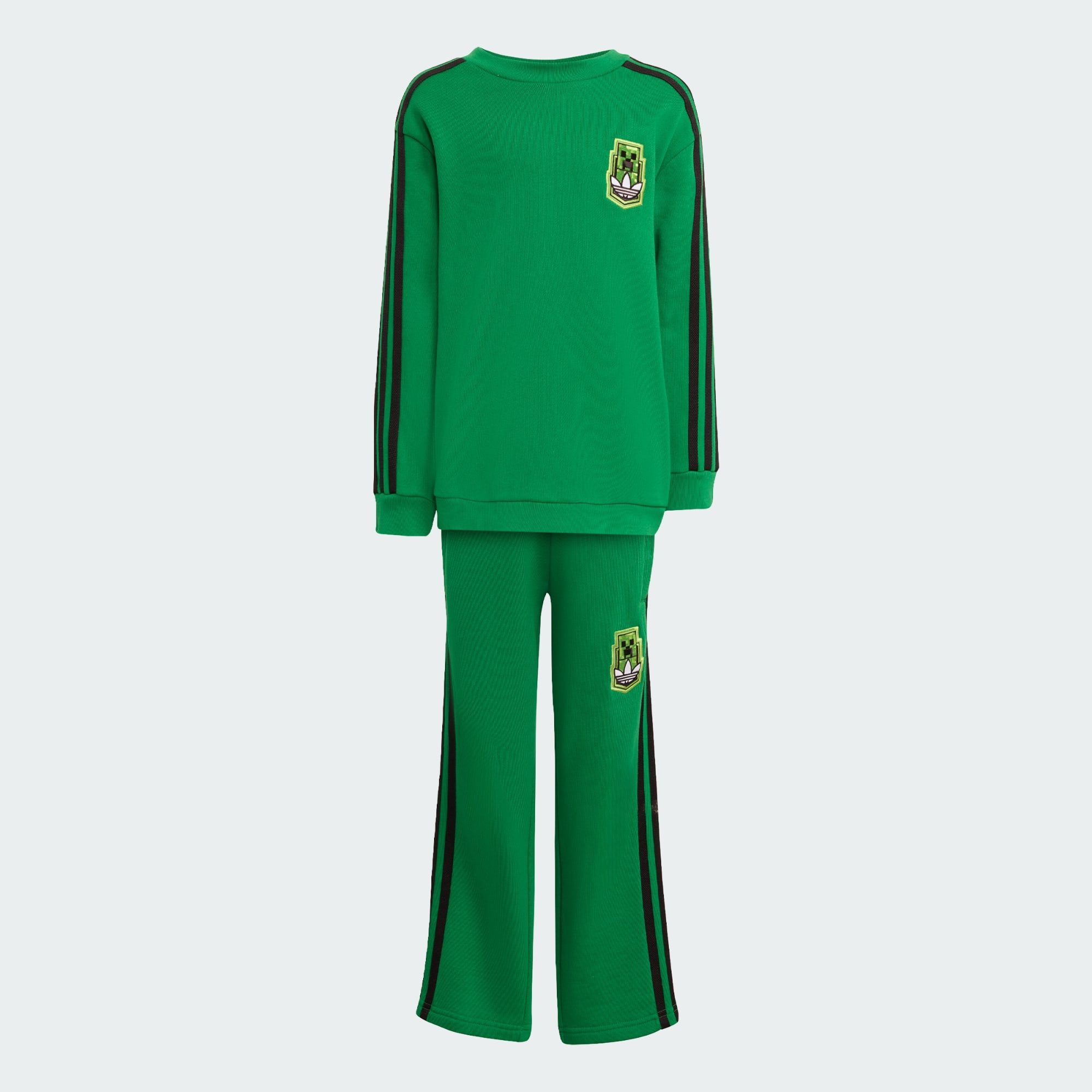 adidas Originals Hausanzug ADIDAS ORIGINALS X MINECRAFT CREW SET FÜR KINDER (1 tlg)