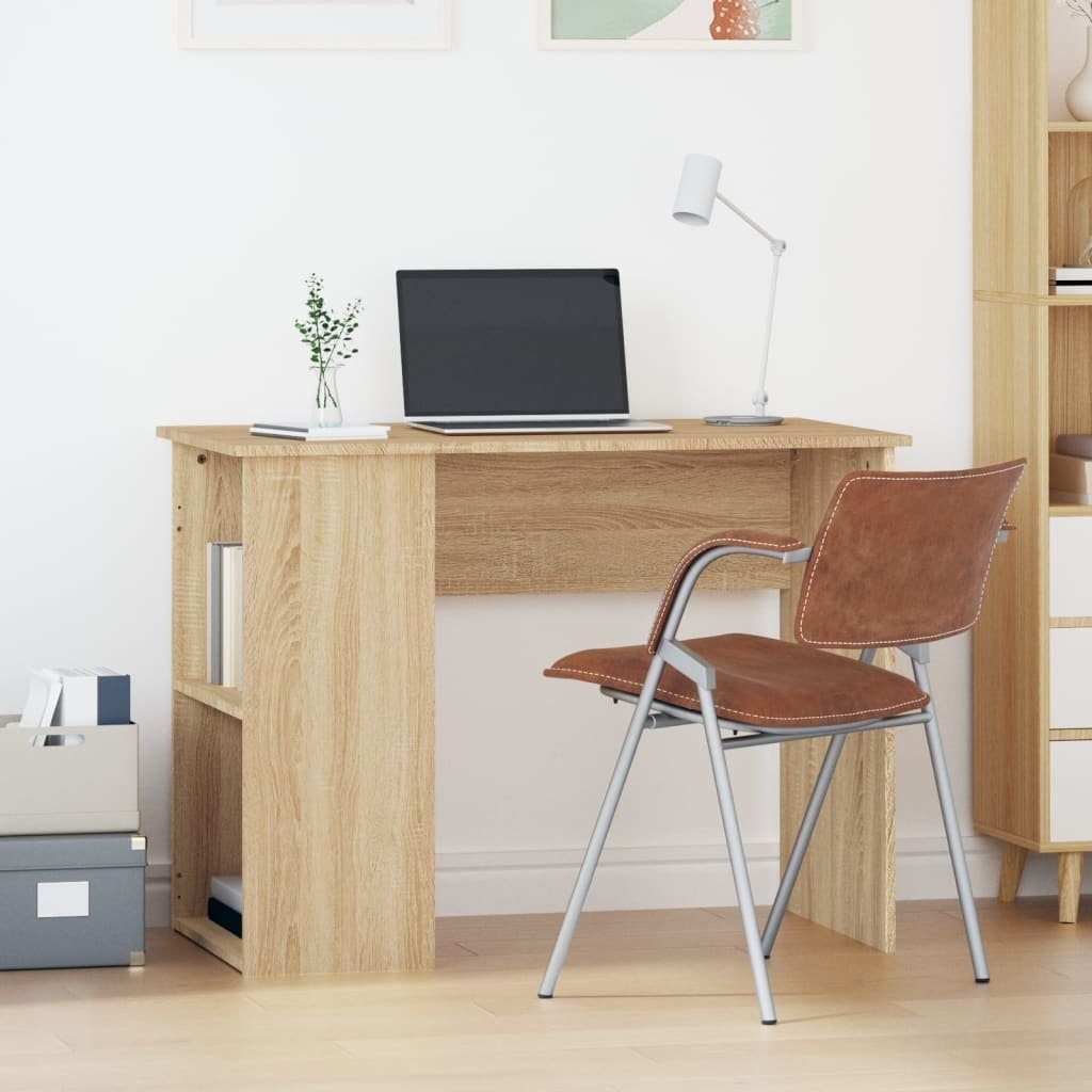 furnicato Schreibtisch Sonoma-Eiche 100x55x75 cm Holzwerkstoff