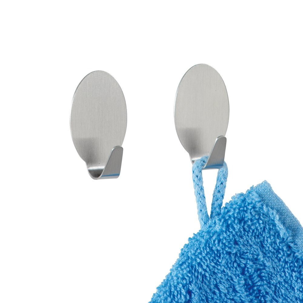 Badaccessoire-Set WENKO Strip-it® Maxi-Wandhaken, 2er Set Edelstahl rostfrei