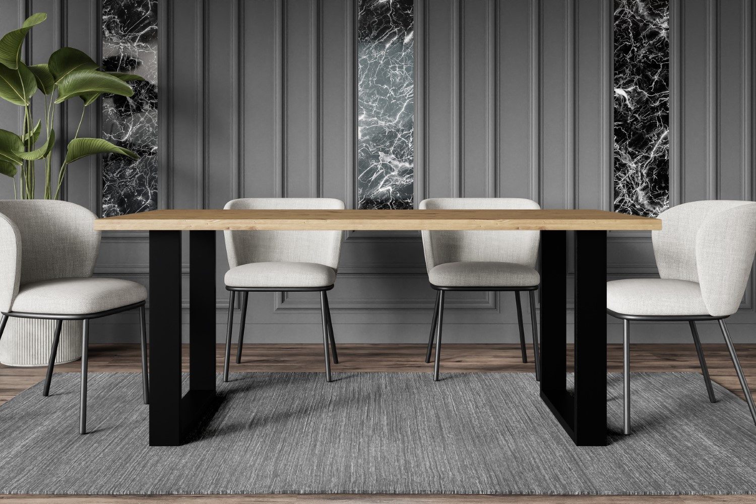 ALTDECOR Esstisch KLYN (Esstisch, Esszimmertische, Tisch günstig online kaufen