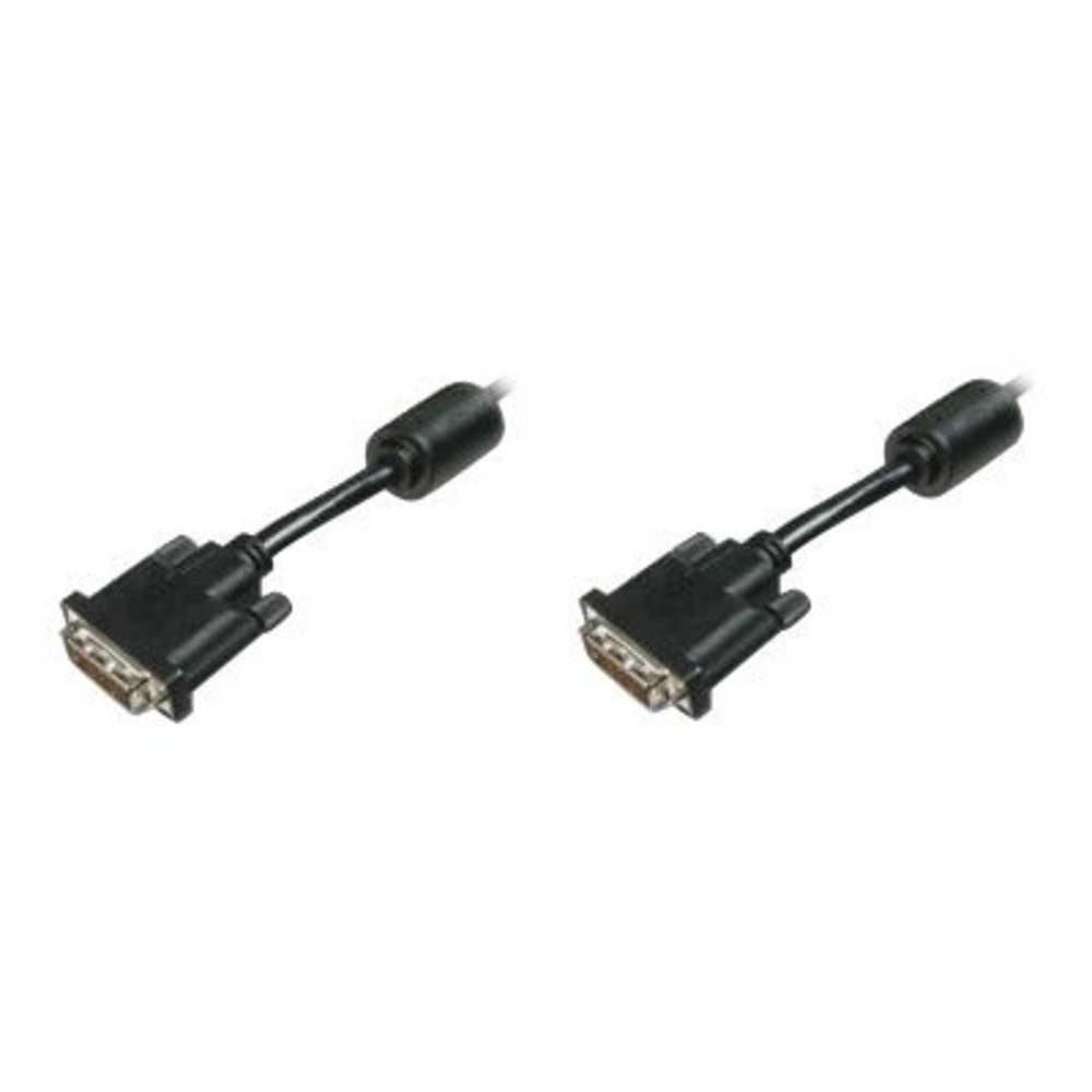 Digitus DVI-D-Monitorkabel Digital DualLink AK-320101-030-S HDMI-Kabel, schraubbar, mit Ferritkern