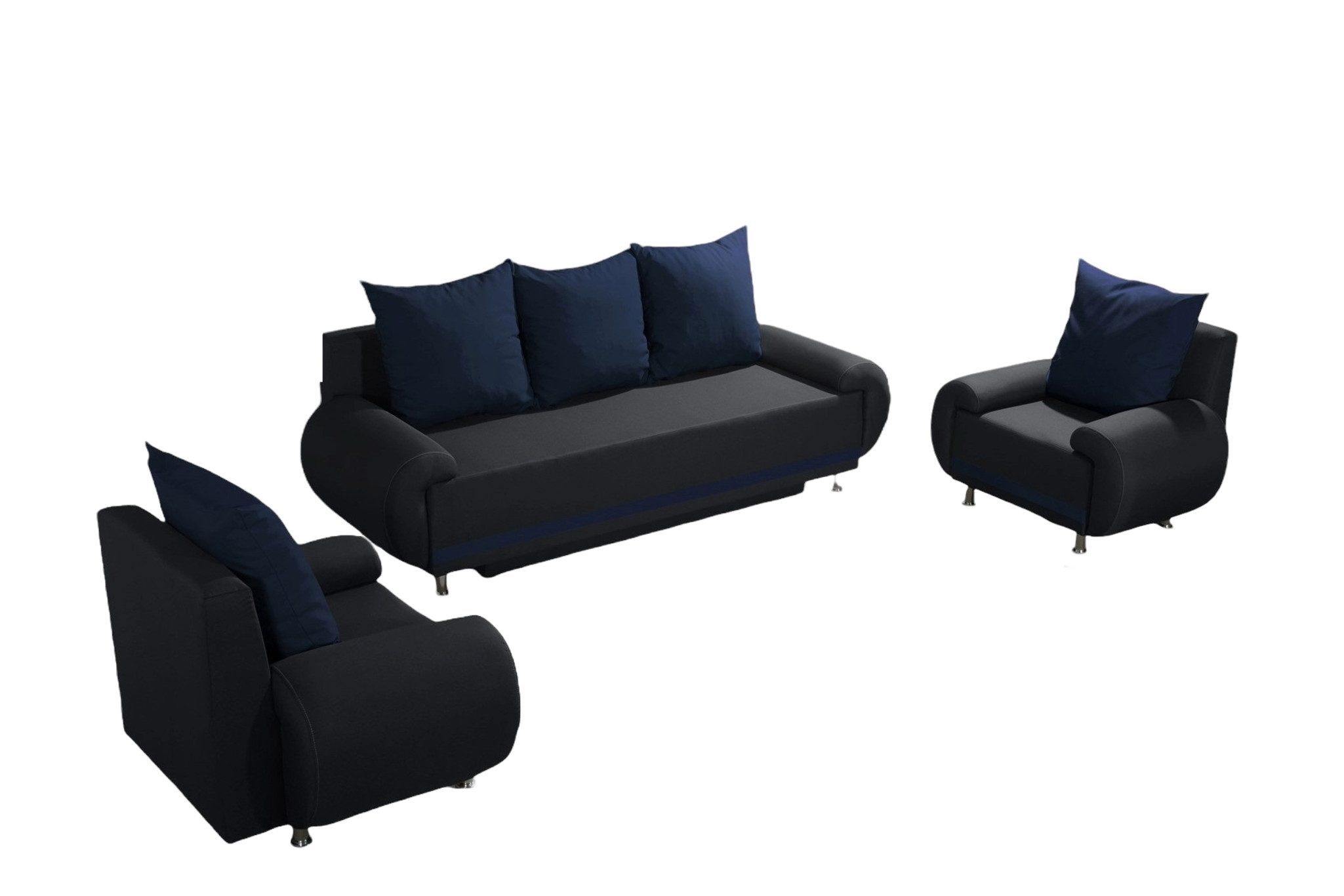Fun Möbel Polstergarnitur Sofaset Designersofa MIKA günstig online kaufen