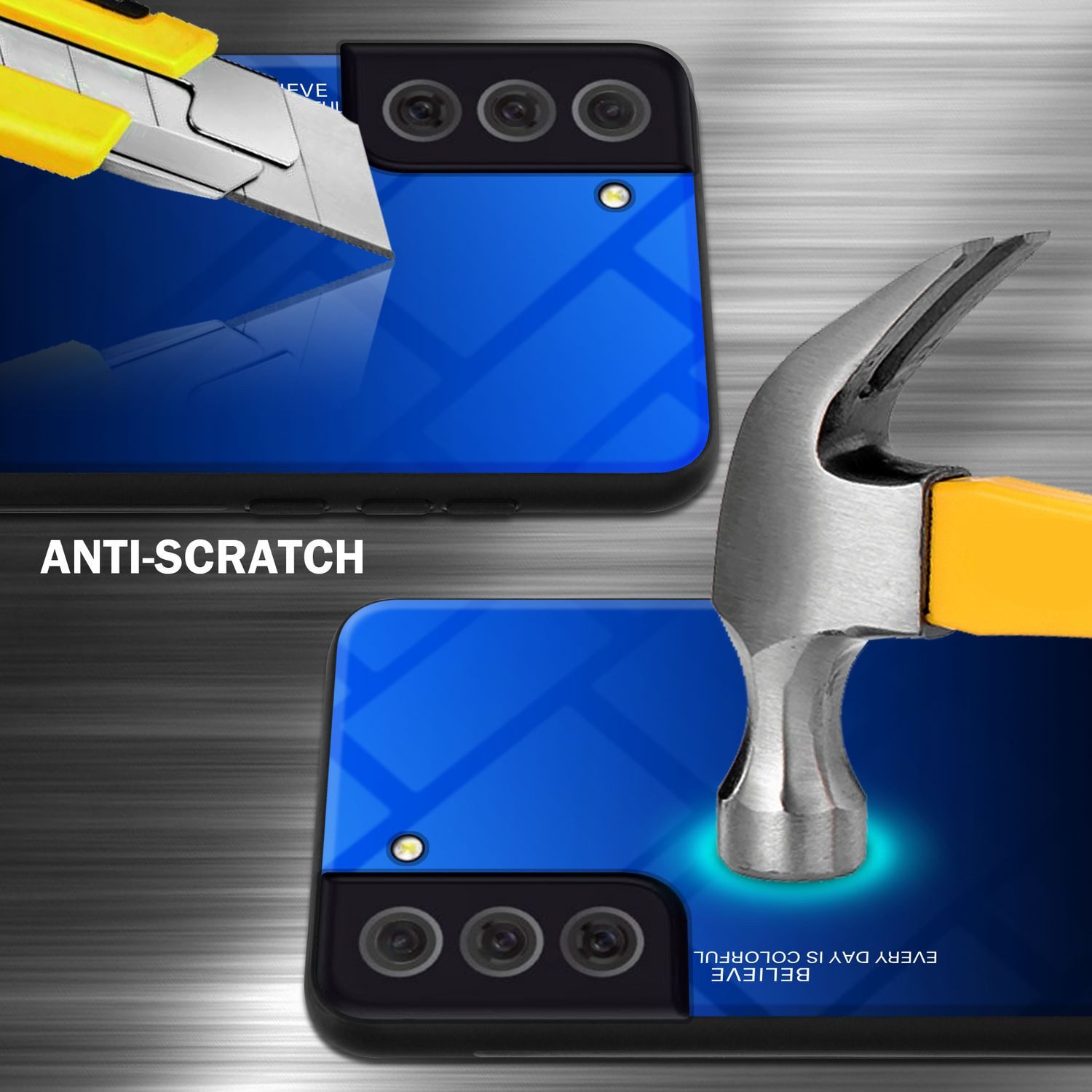 Cadorabo Handyhülle für Samsung Galaxy S22 PLUS Hülle Samsung Galaxy S22 PLUS, Robustes Hard Case - Handy Schutzhülle - Hülle - Back Cover Bumper
