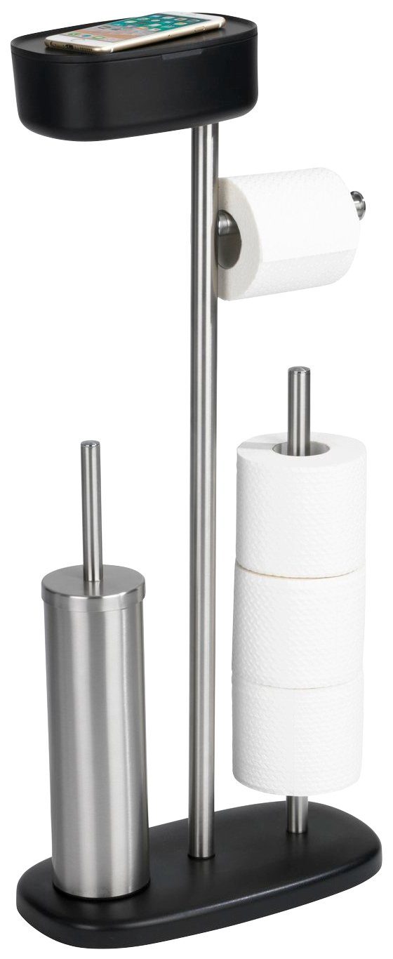 WENKO WC-Garnitur Rivazza, (1-tlg), integrierter Toilettenpapierhalter und Box