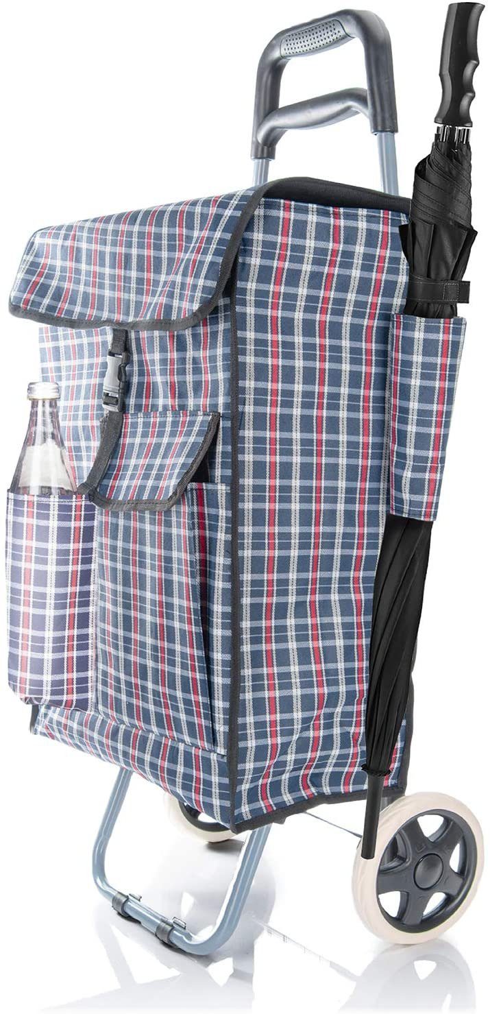 Goods+Gadgets Einkaufstrolley Rolltex Trolley zum Einkaufen günstig online kaufen