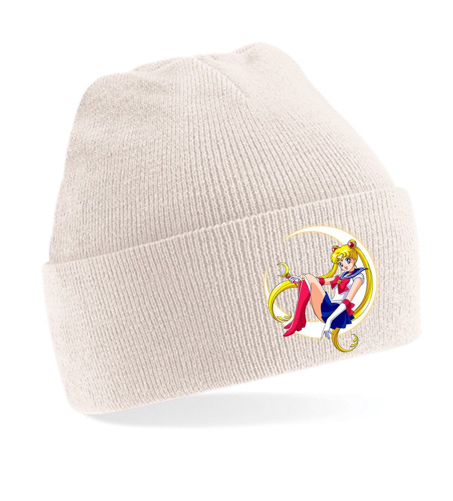 Blondie & Brownie Beanie Sailor Moon – Coole Mütze mit Manga Motiv, warm & stylisch, Unisex