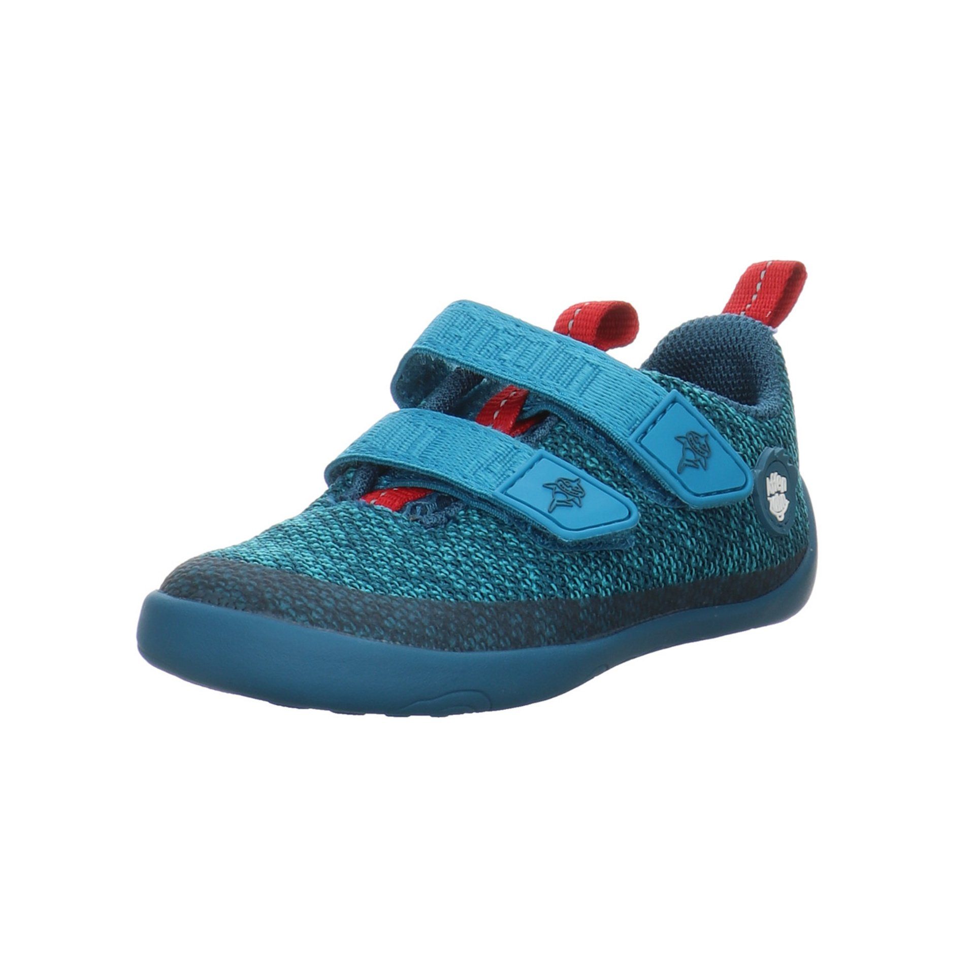 Affenzahn Eule Knit Happy Klettschuh Kinderschuhe Textil uni Stiefelette Textil