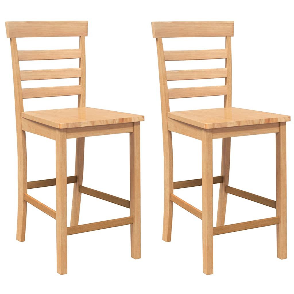 vidaXL Barhocker Barhocker 2 Stk. Natur günstig online kaufen