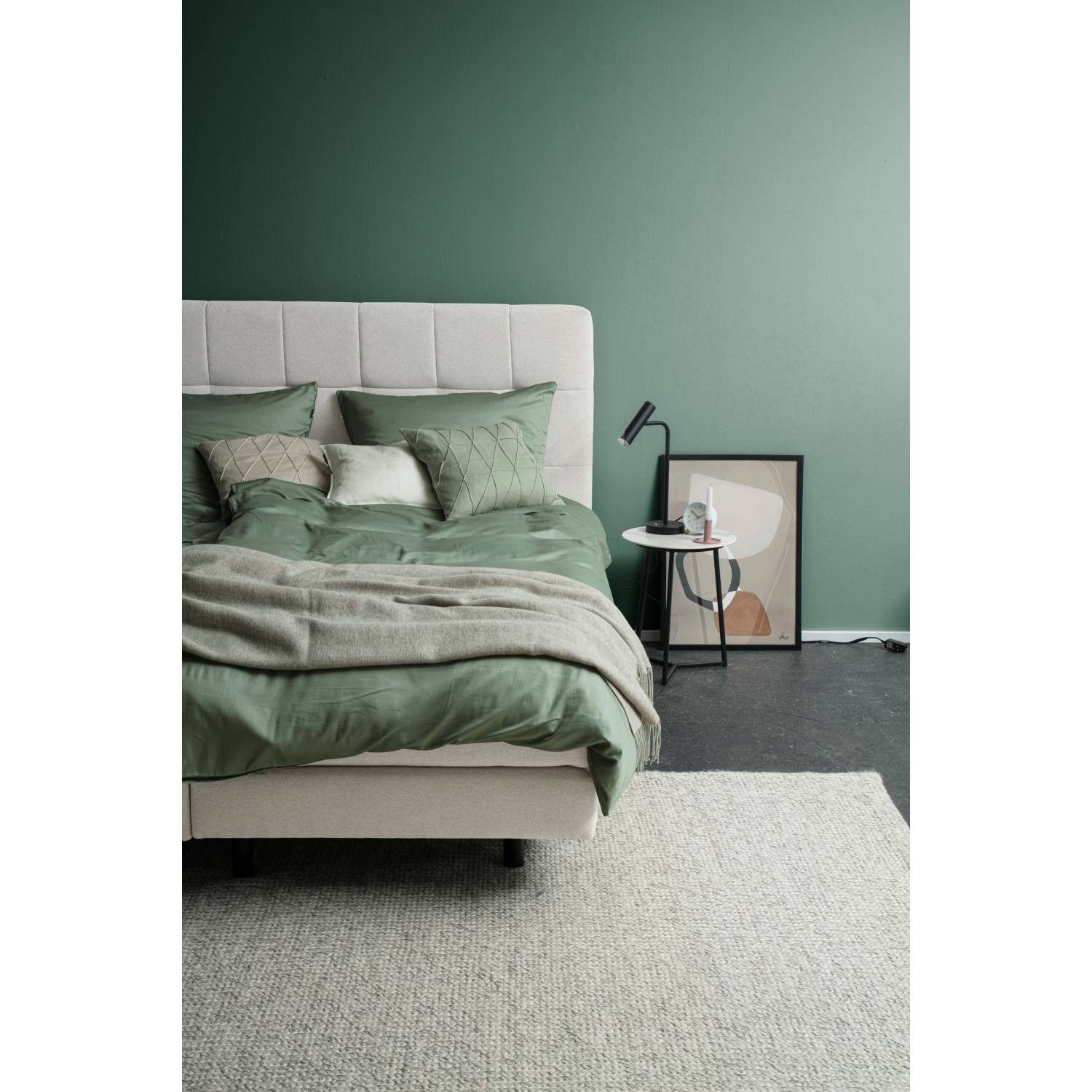 SCHÖNER WOHNEN-Kollektion Bettwäsche PURE 2.0 Ganzjahresbettwäsche, Baumwolle, 1 teilig, 135x200 + 80x80 in Lindgrün – Bild 3 von 3