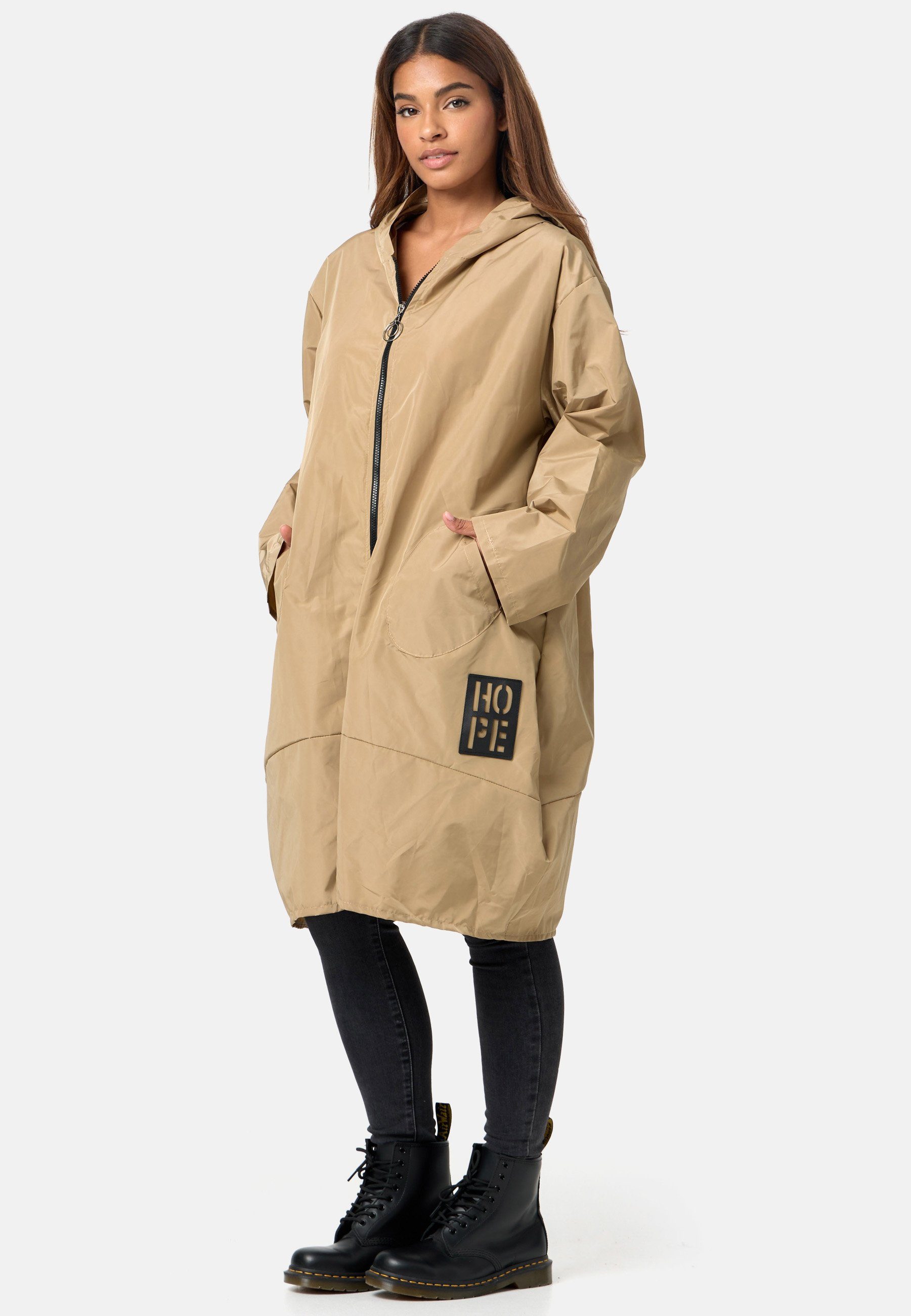 Coat Kapuzenjacke Worldclassca Worldclassca Oversized Windbreaker Regenmantel Regenjacke