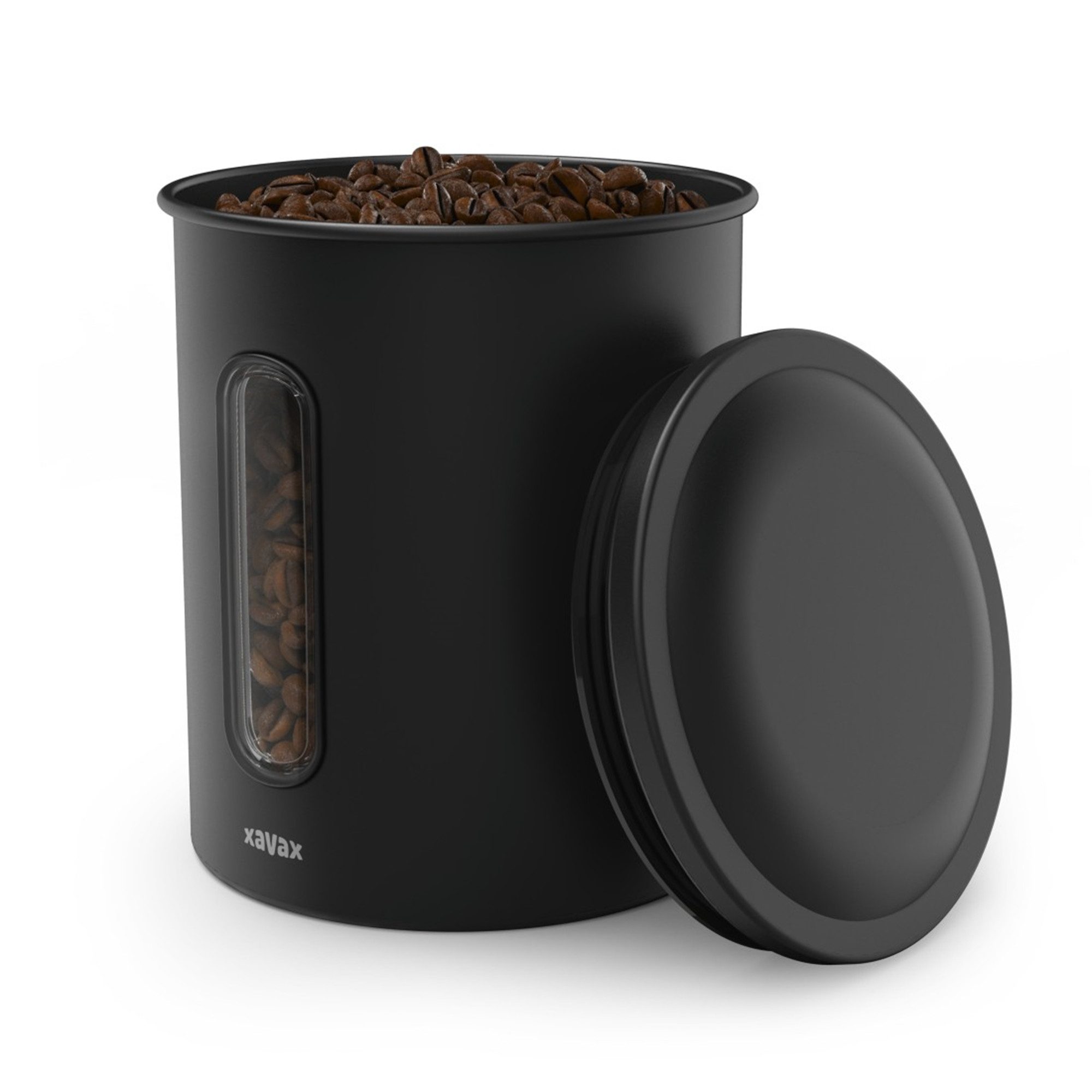 Xavax Kaffeedose b. 700g Bohnen/Pulver, luft- aromadicht, C-Stahl, (1-tlg)