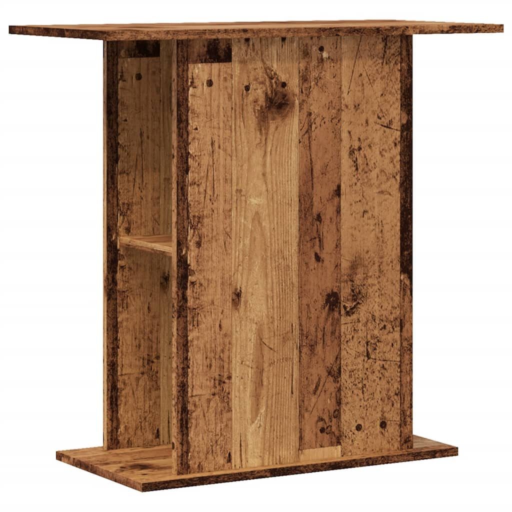 vidaXL Aquariumunterschrank Aquariumständer Altholz 36x75x72,5 cm Holzwerkstoff