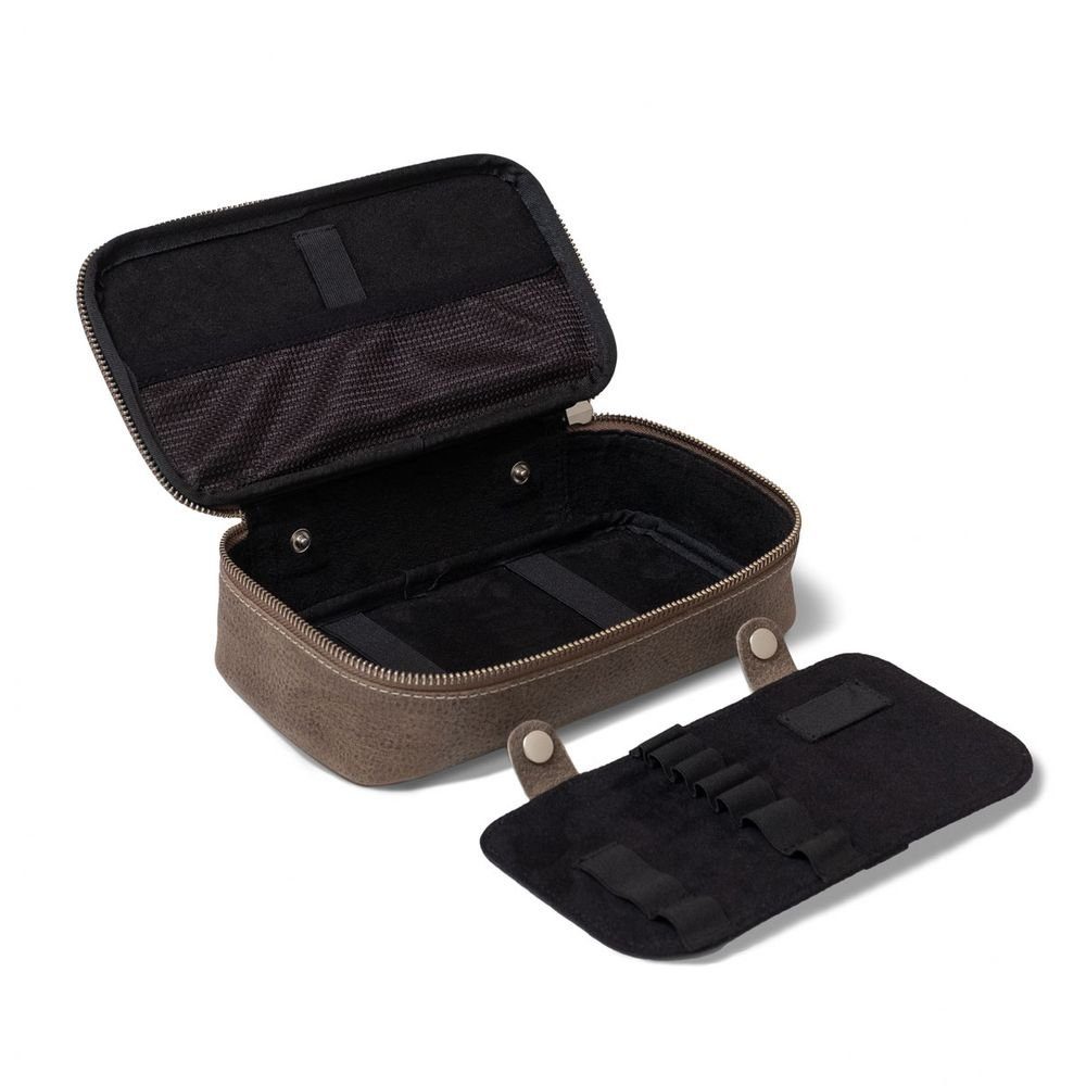 Jahn-Tasche Pencilbag Großes Doppel-Federmäppchen XL, Leder, günstig online kaufen