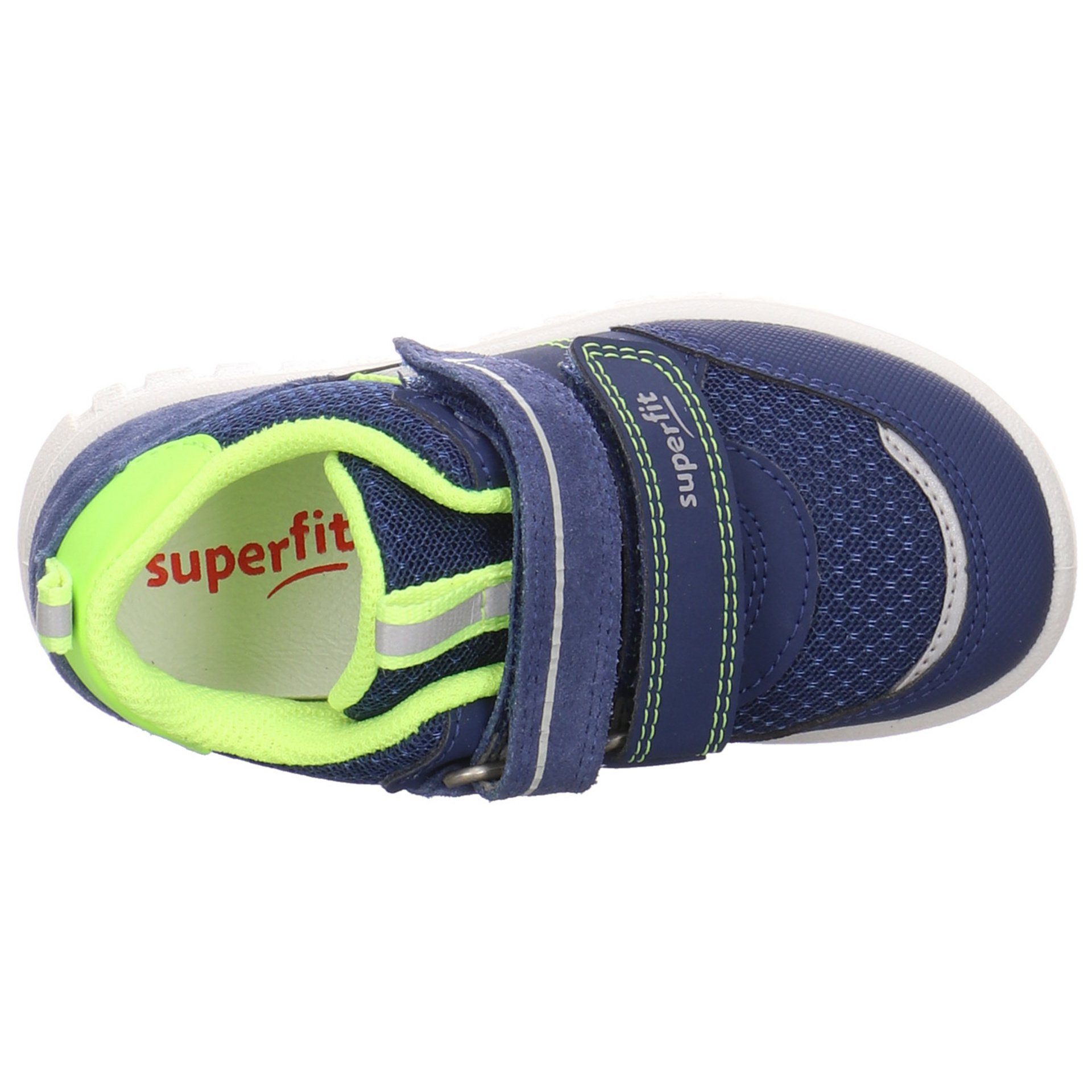 Sport7 reflektierende Synthetikkombination Sneaker Superfit Details BLAU/GELB Sneaker (20401985) Mini