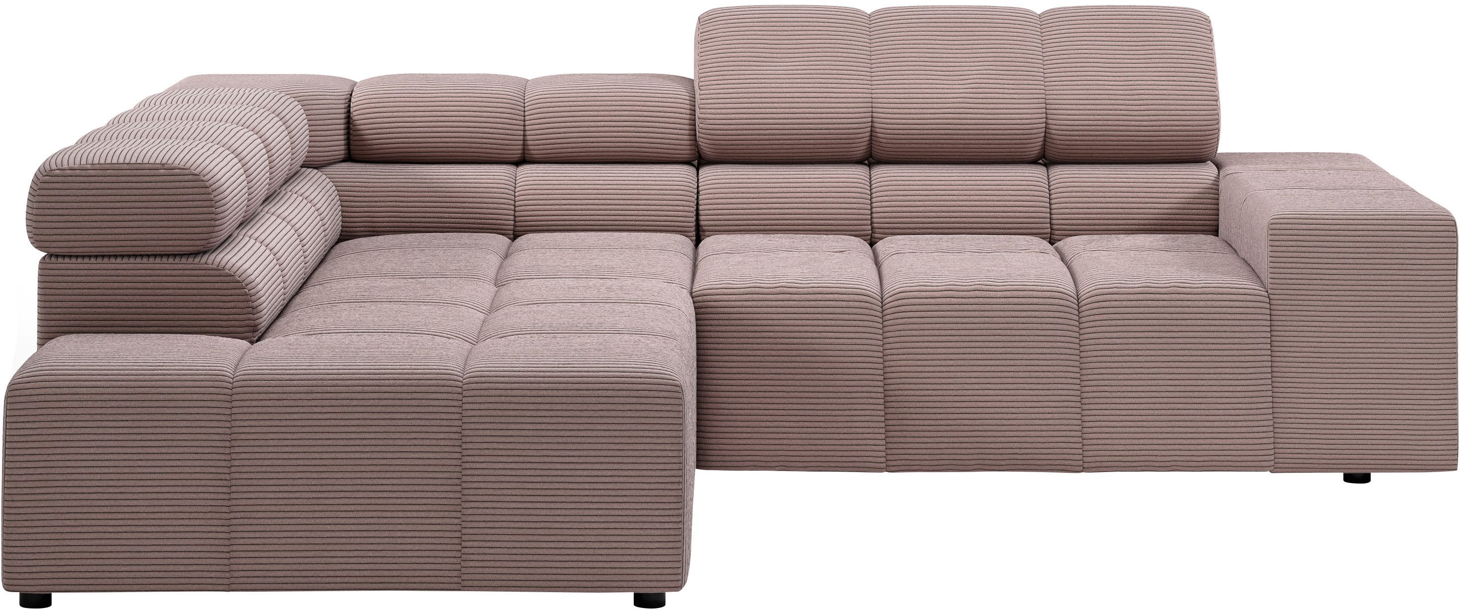 INOSIGN Ecksofa Ancona, incl. Kopfteilverstellung + günstig online kaufen