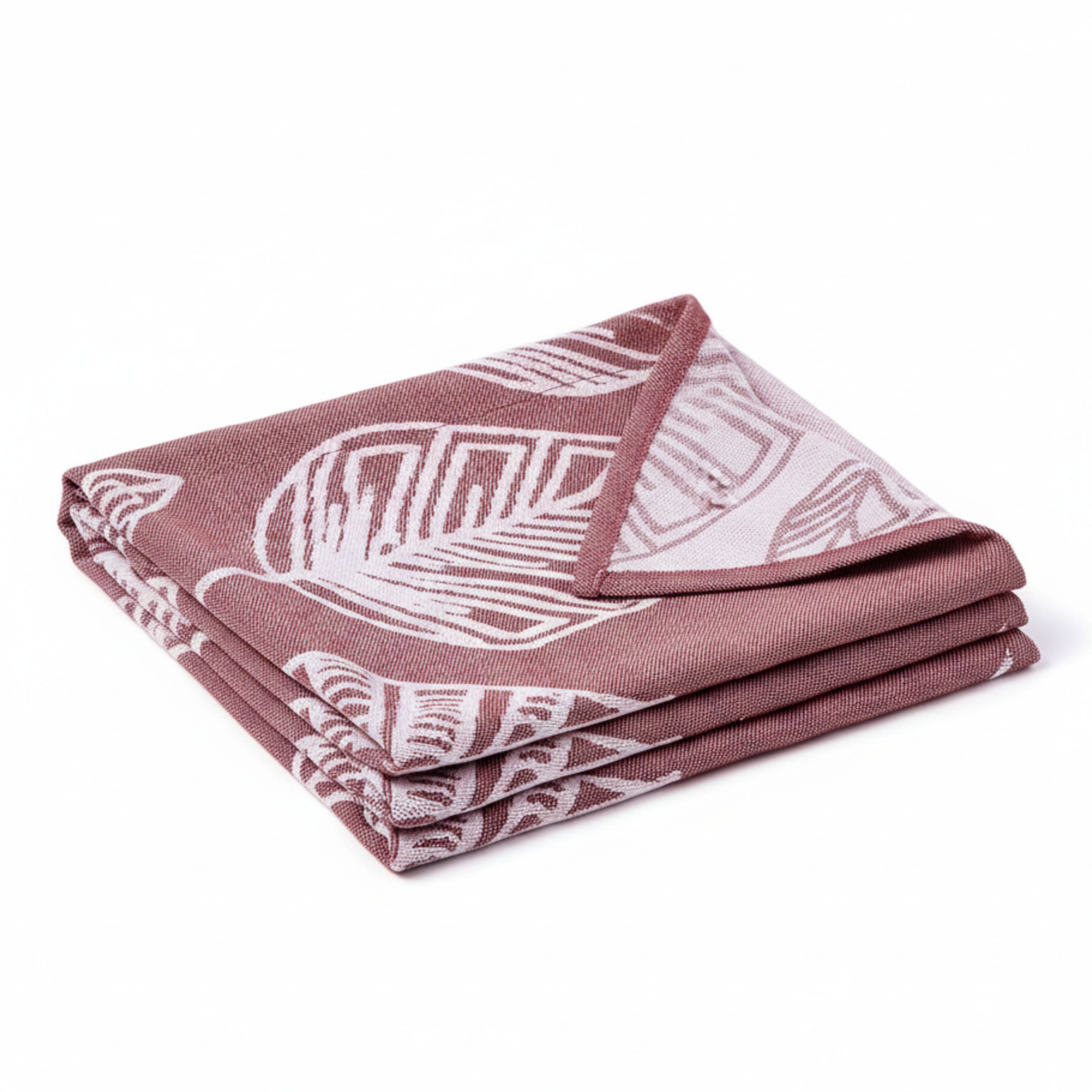 ALARA HOME Geschirrtuch Geschirrtücher Baumwolle Allzweck Tücher Küchentücher Trockentuch, (3er Set, Größe 50x70 cm), Rot