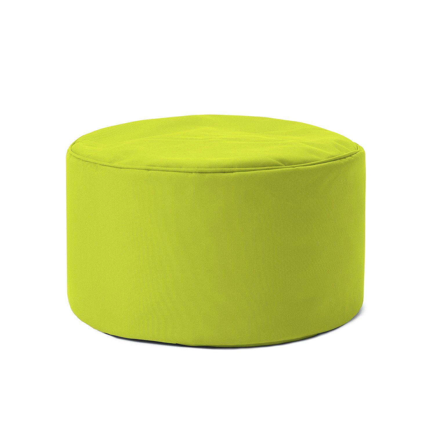 Lumaland Sitzsack Pouf 50L kompakt Hocker, Tisch, Fußsack in- & Outdoor, 25x45cm & 5 Jahre Garantie