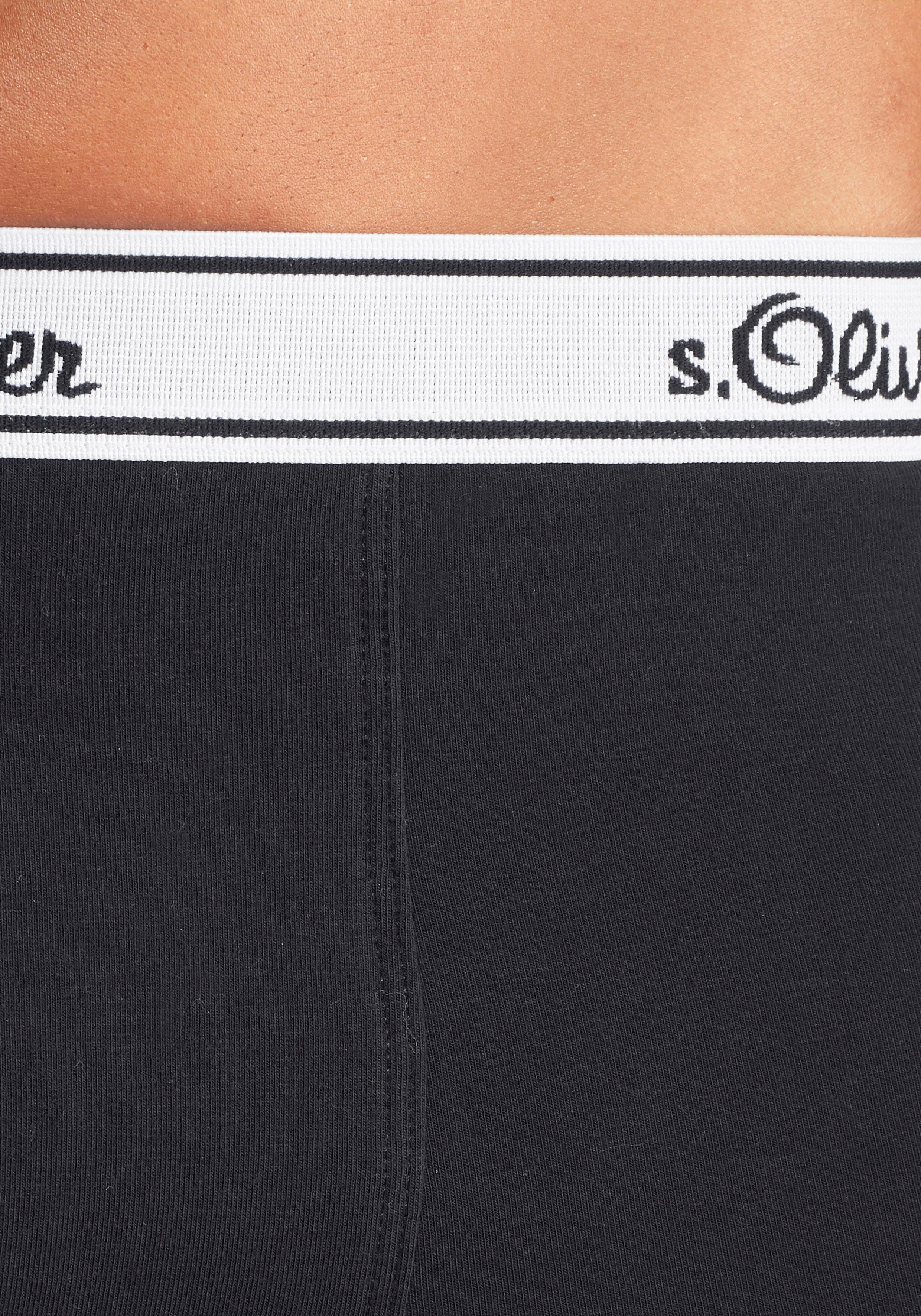 s.Oliver Boxer Boxershorts für Herren (Packung, 3-St) mit weißem Webbund – Bild 4 von 5