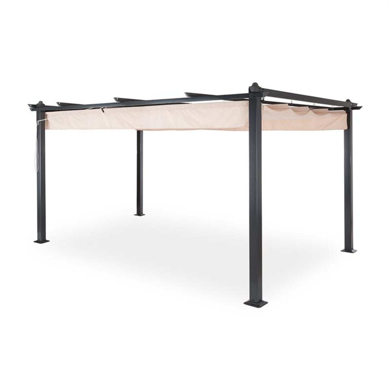 blumfeldt Pavillon »Pantheon 3x4 Pergola Vordach 3x4m Aluminium