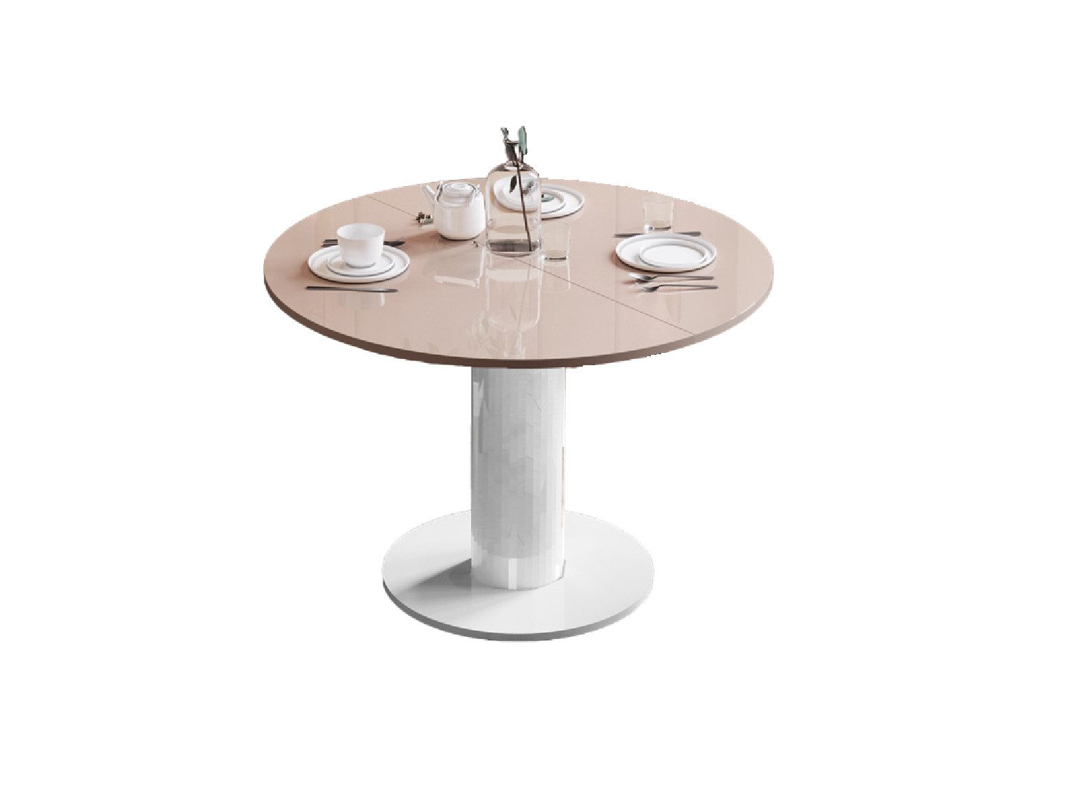 designimpex Esstisch Design HES-111 Tisch rund günstig online kaufen