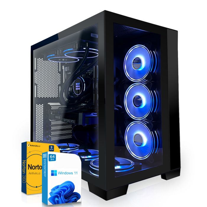 SYSTEMTREFF Gaming-PC (Intel Core i7 10700KF Nvidia GeForce RTX 3060 12GB GDDR6 16 GB RAM Wasserkühlung)