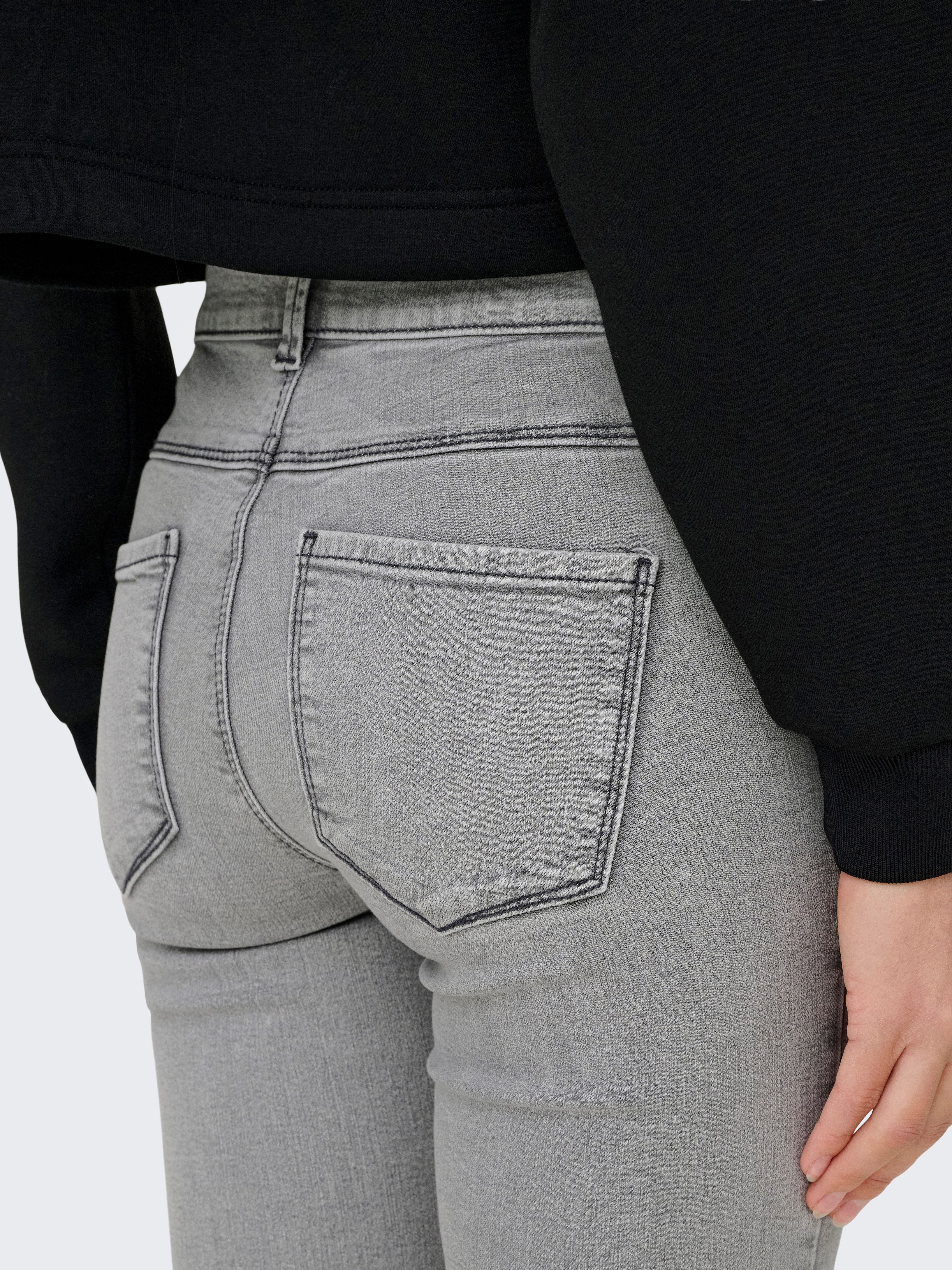 ONLY Skinny-fit-Jeans ONLRAIN LIFE REG SKINNY DNM mit Gürtelschlaufen