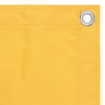 furnicato Sonnenschirm Balkon-Sichtschutz Gelb 90x300 cm Oxford-Gewebe